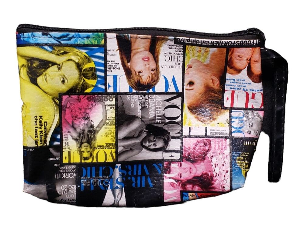 Vogue Variety Magazine Cover Clip Art Accessory Makeup Office Pouch Travel Case